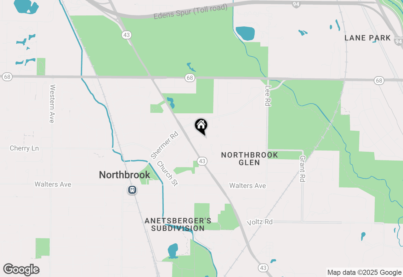 Map of 1545 Chapel Court, Northbrook, IL 60062