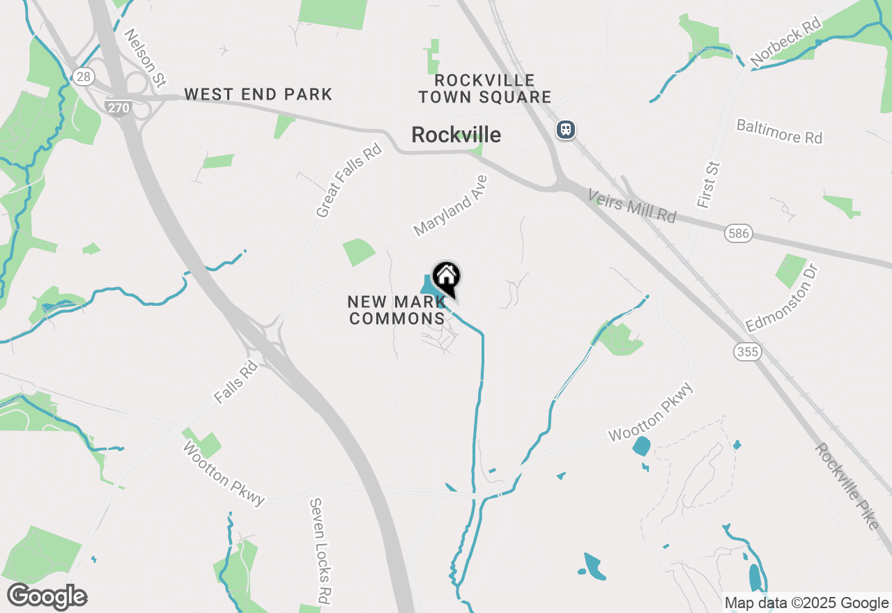 Map of 184 New Mark Esplanade, Rockville, MD 20850