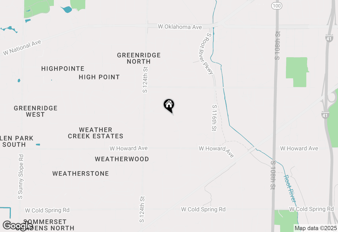 Map of 12125 W Black Oak Dr, Greenfield, WI 53228