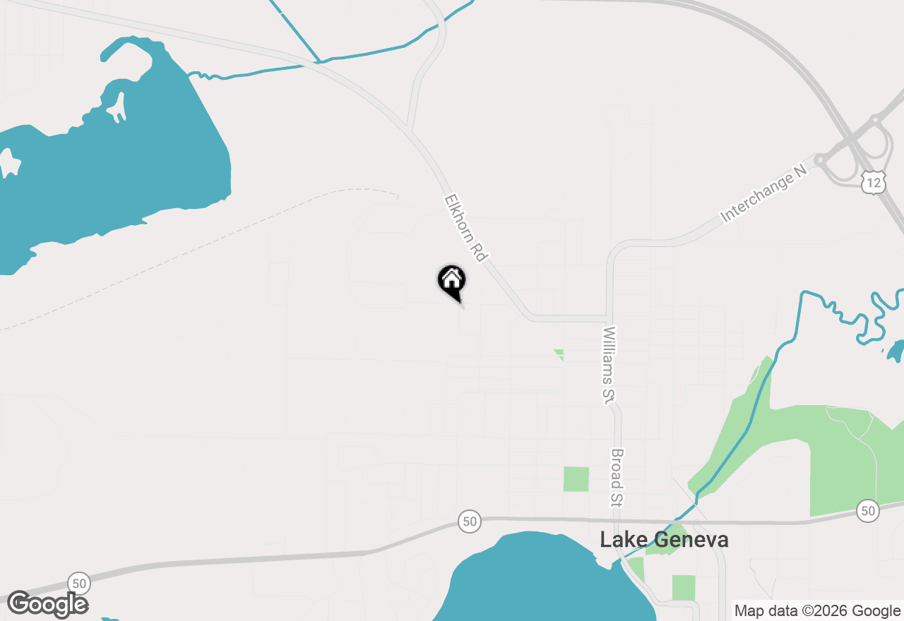 Map of 942 Carey St, Lake Geneva, WI 53147