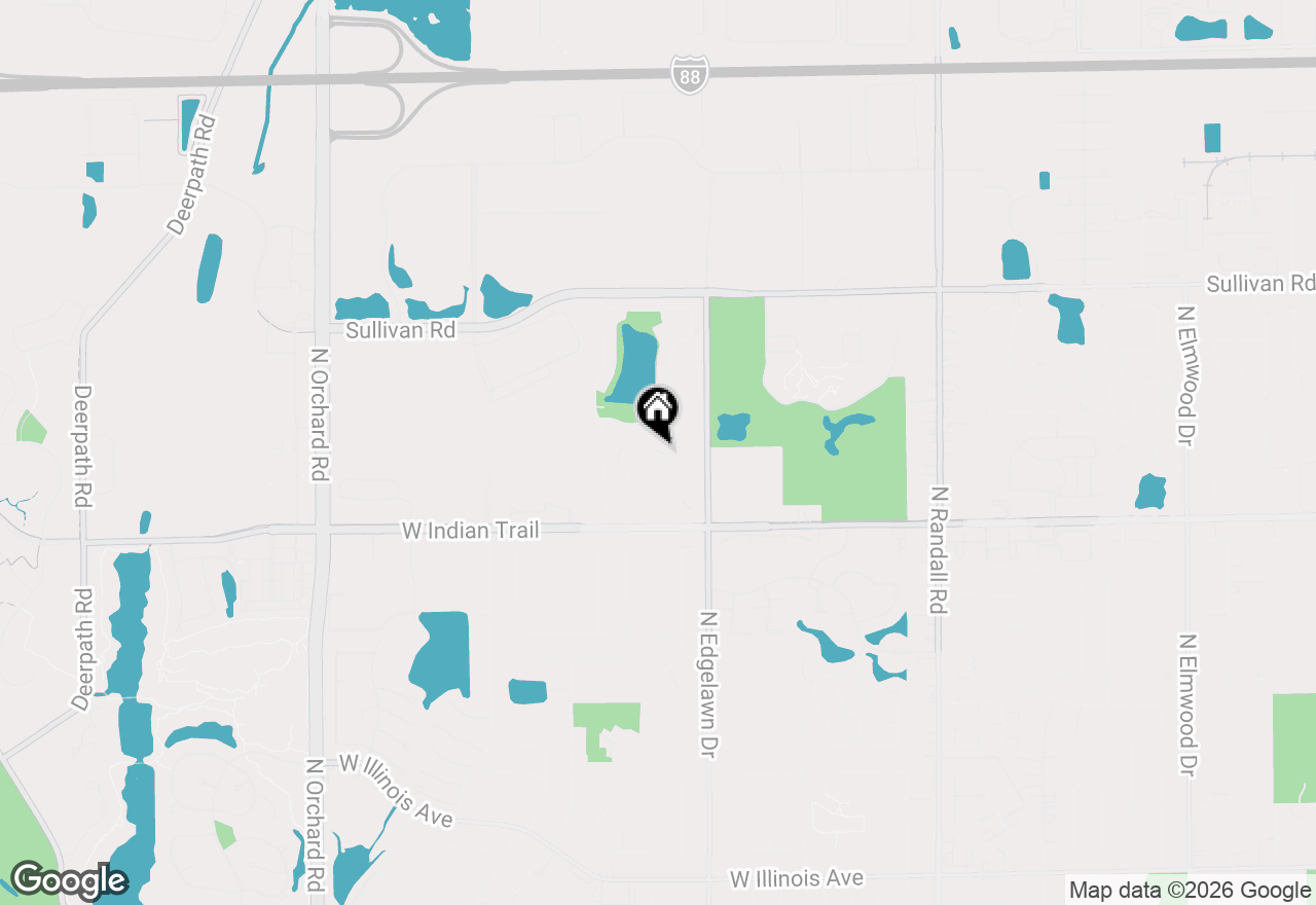 Map of 1322 Croton Court #A, Aurora, IL 60506