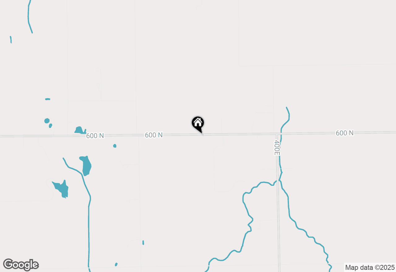 Map of 3443 E 600 N, Greenfield, IN 46140