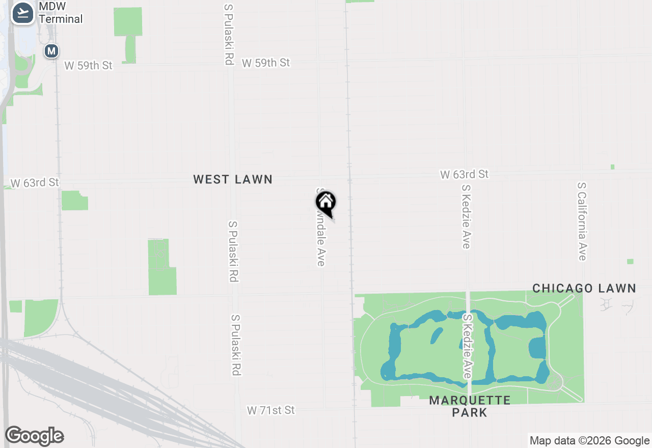 Map of 3651 W 64th Place, Chicago, IL 60629