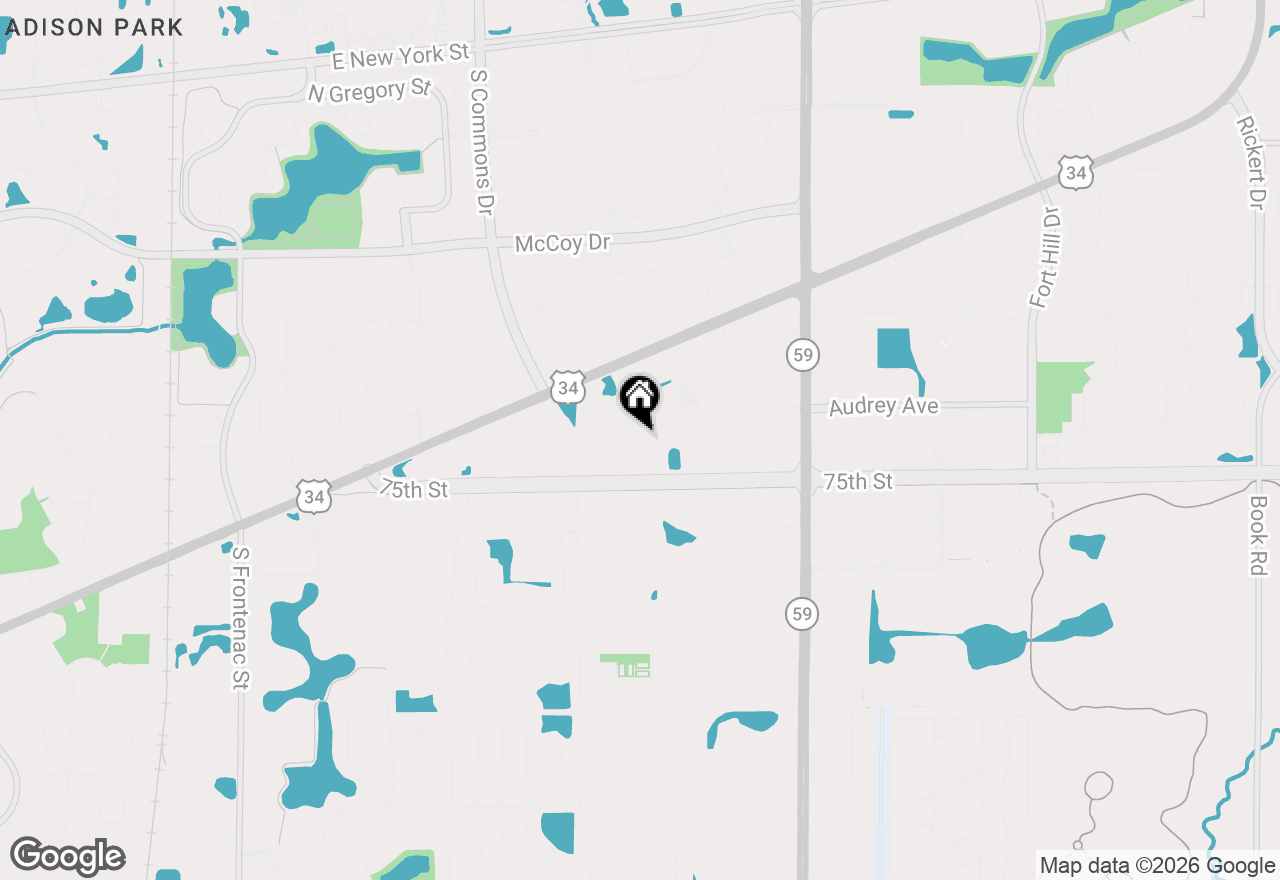 Map of 4212 Chesapeake Drive #3A, Aurora, IL 60504