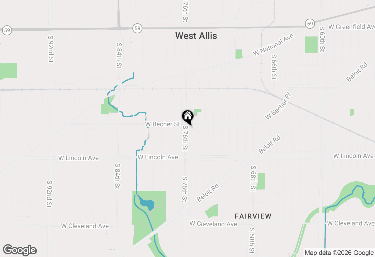 Map of 2120 S 76th St, West Allis, WI 53219