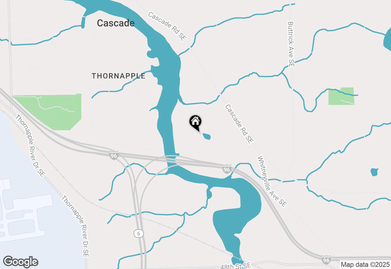 Map of 7436 Buccaneer Drive Se, Grand Rapids, MI 49546