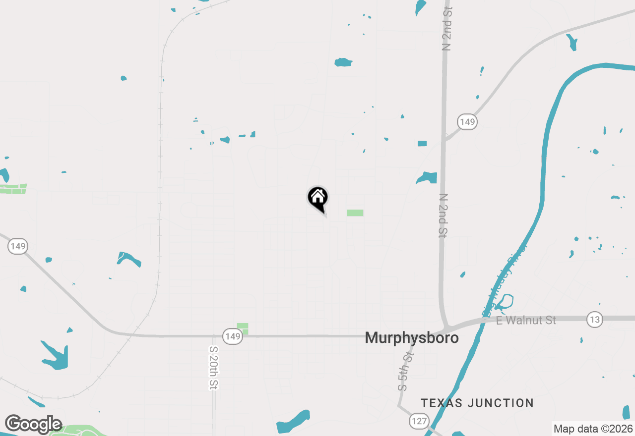 Map of 1308 Maple Street, Murphysboro, IL 62966