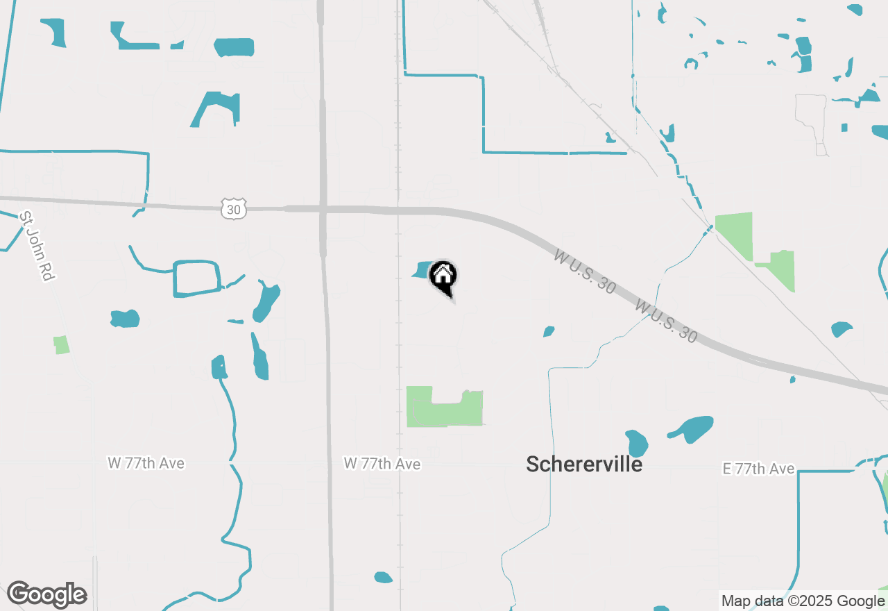 Map of 137 Walnut Drive, Schererville, IN 46375