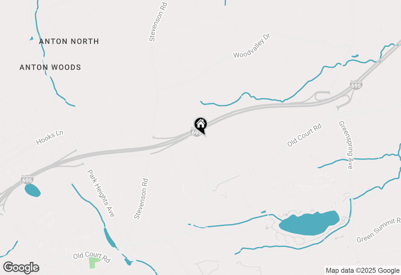 Map of 3101 Old Post Drive, Pikesville, MD 21208