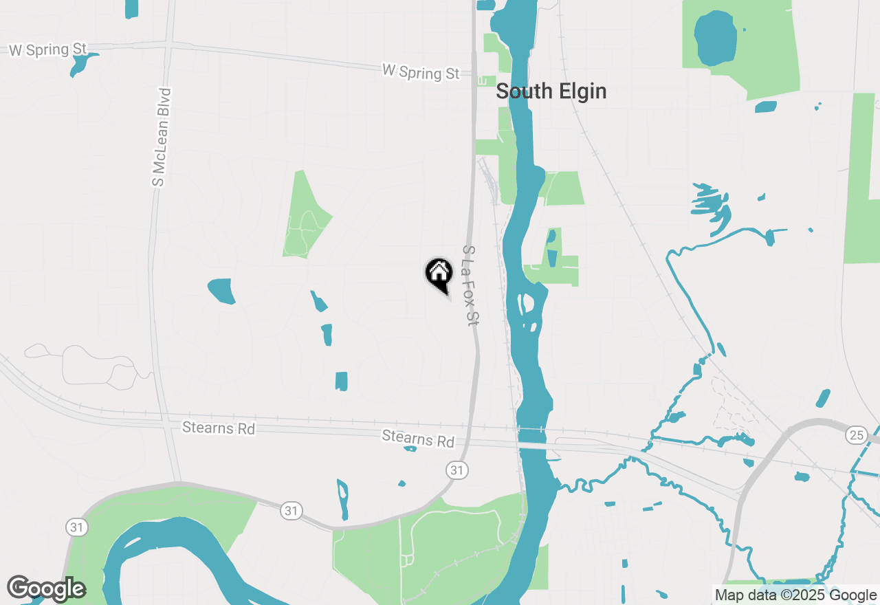 Map of 340 Woodridge Circle #G, South Elgin, IL 60177