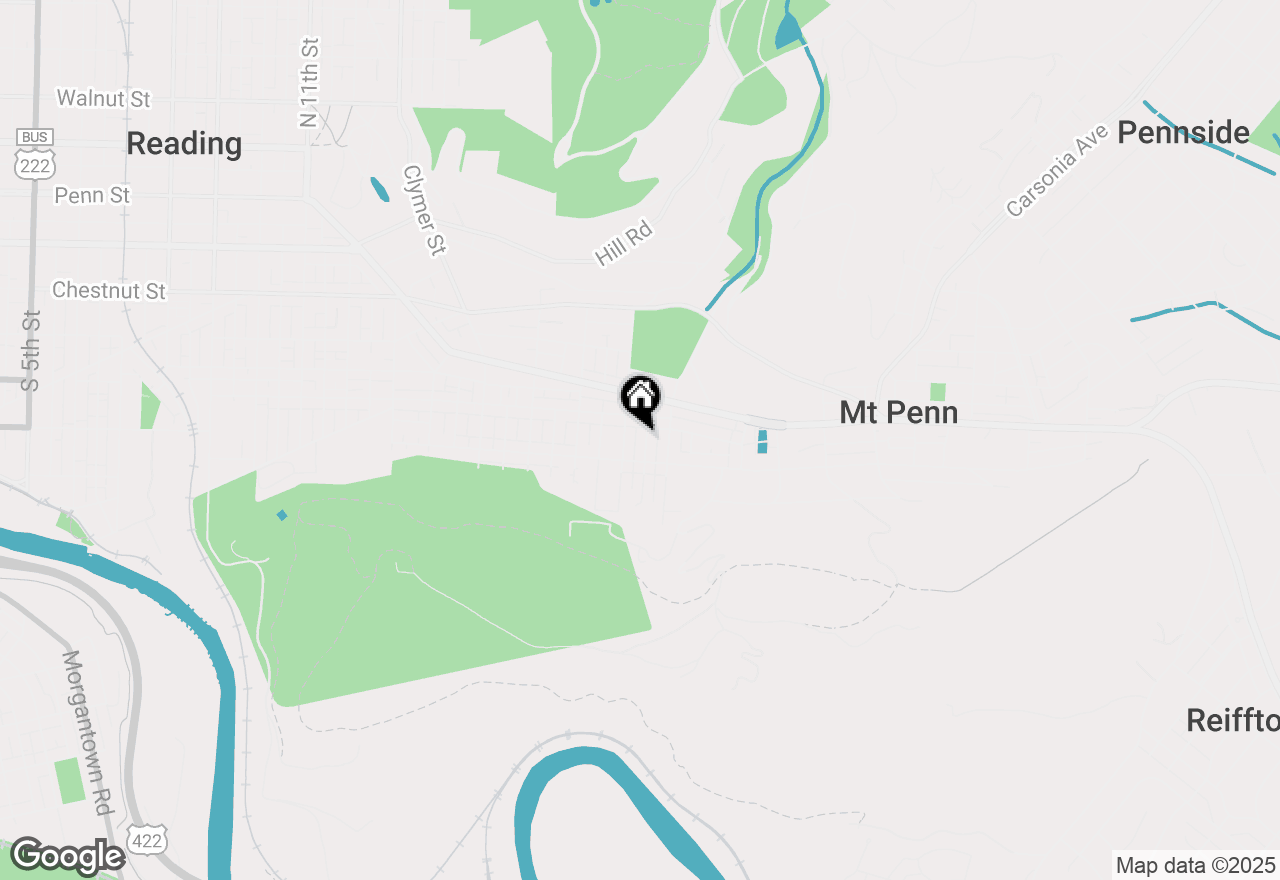 Map of 534 S 18 1/2 Street, Reading, PA 19606