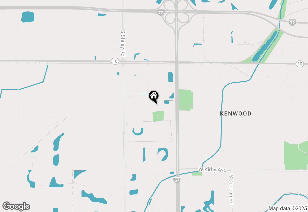 Map of 3842 Thornhill Drive, Champaign, IL 61822