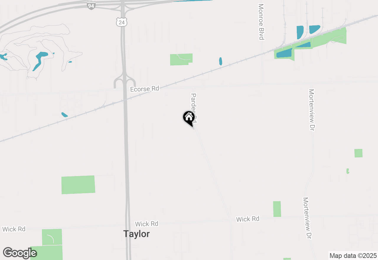 Map of 7905 Birch Street, Taylor, MI 48180