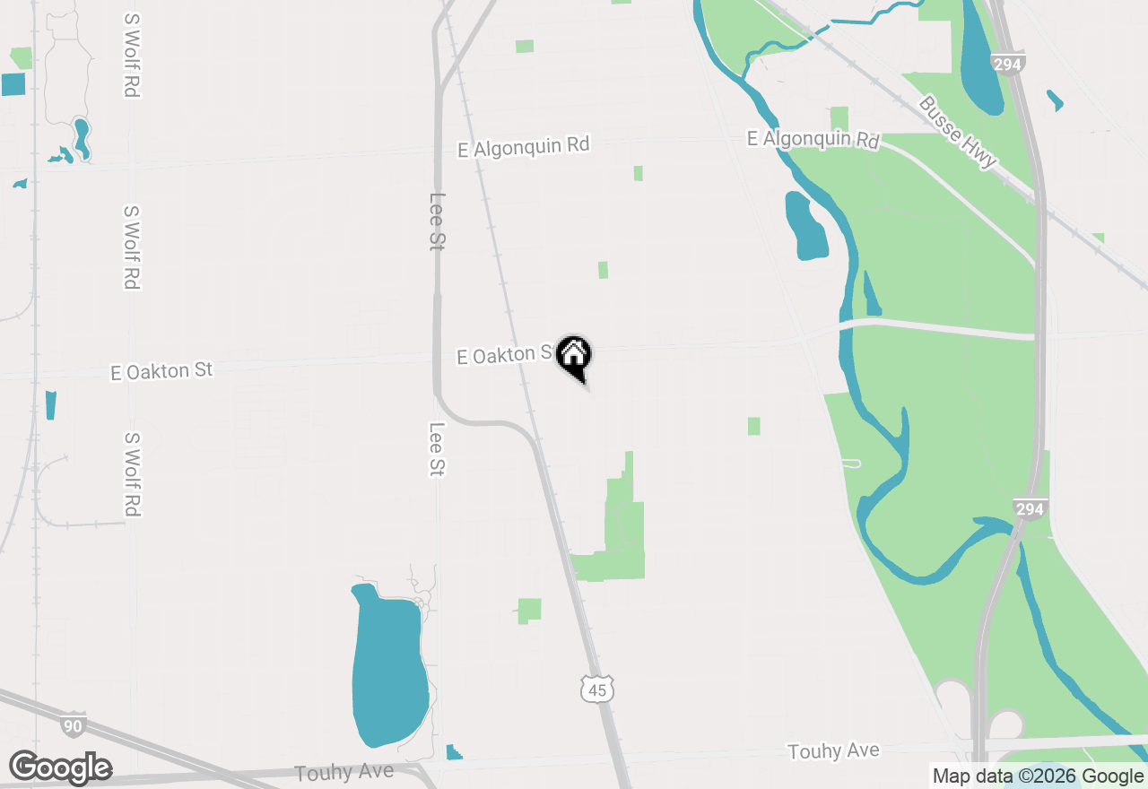 Map of 1689 S Elm Street, Des Plaines, IL 60018