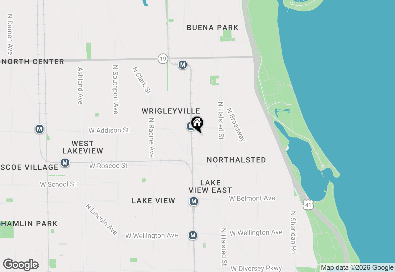 Map of 3533 N Wilton Avenue #2, Chicago, IL 60657