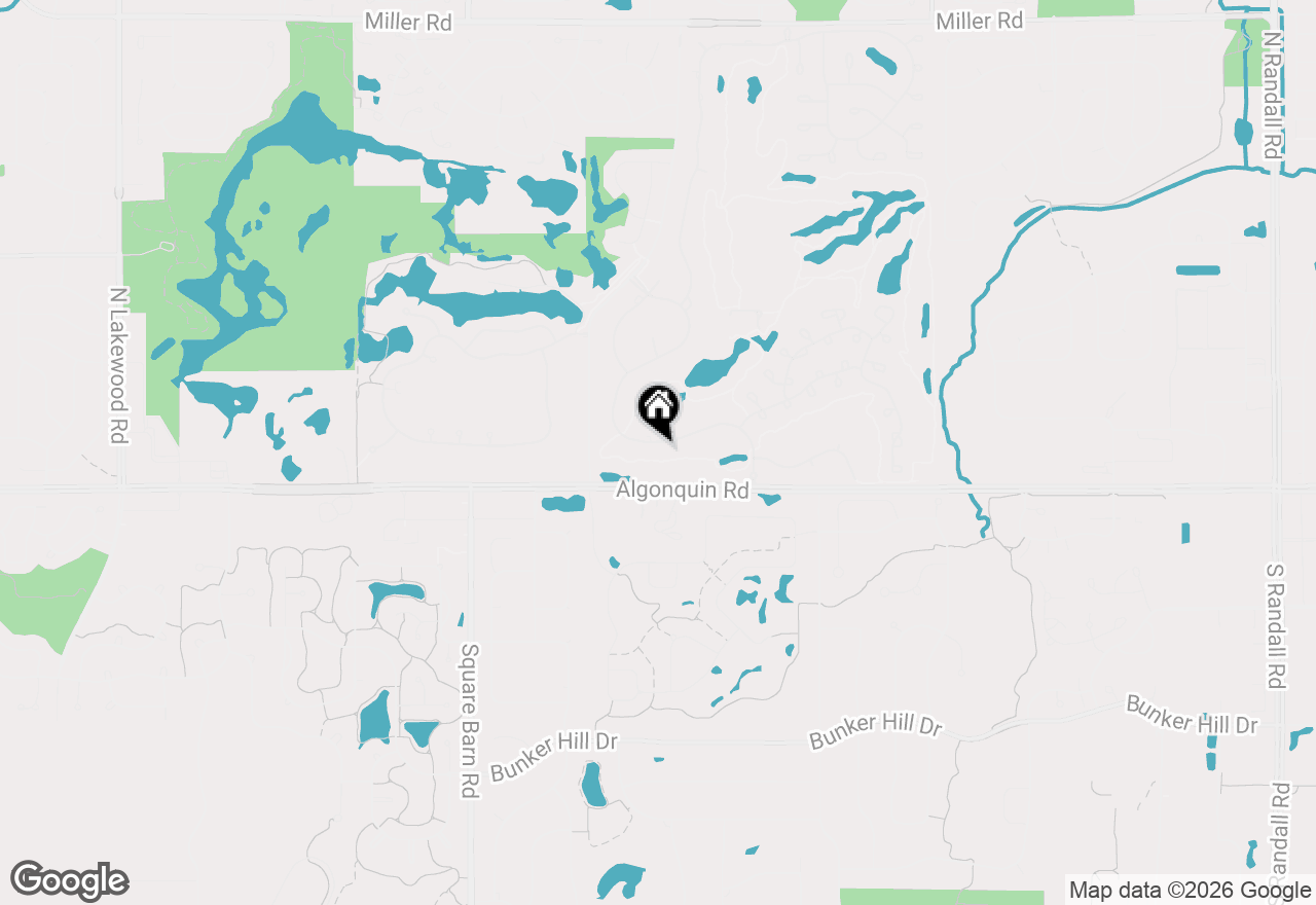 Map of 121 Boulder Drive, Lake In The Hills, IL 60156