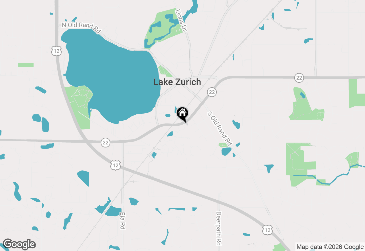 Map of 806 June Terrace, Lake Zurich, IL 60047