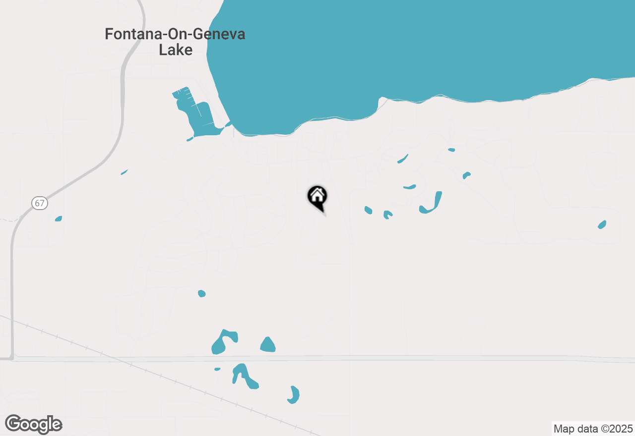Map of 815 Odsila Way, Fontana, WI 53125