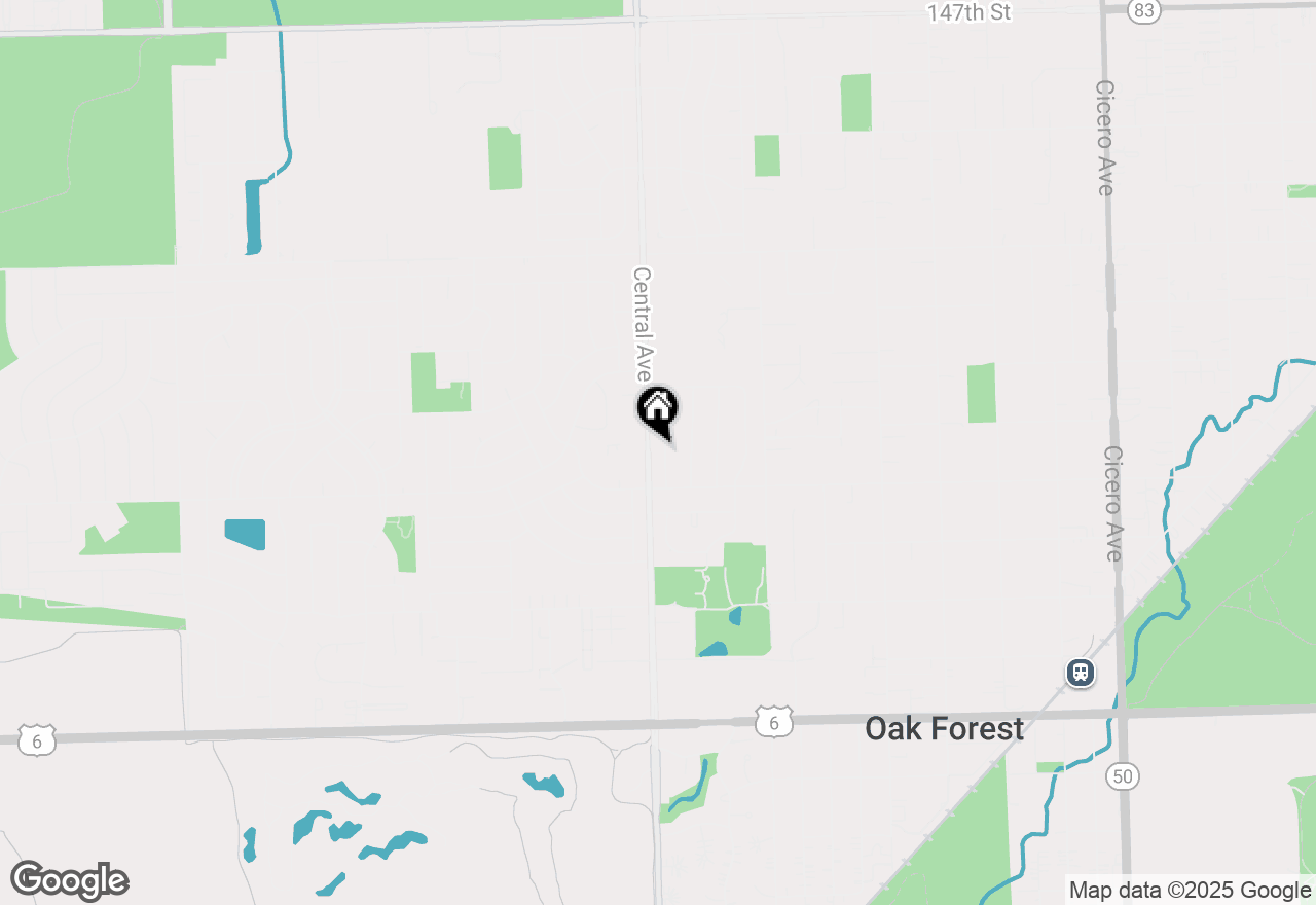 Map of 15430 Ann Marie Drive, Oak Forest, IL 60452