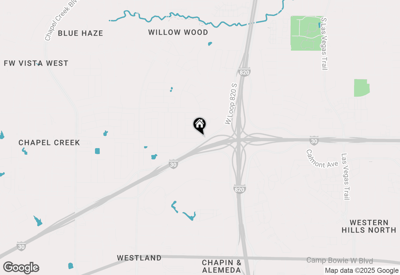 Map of 9429 Mint Hill Drive, Fort Worth, TX 76108
