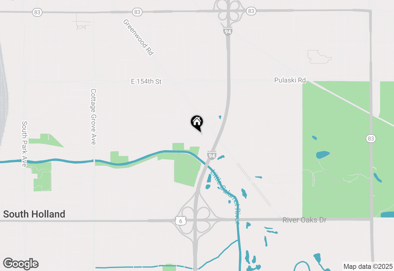 Map of 15703 Prince Drive, South Holland, IL 60473