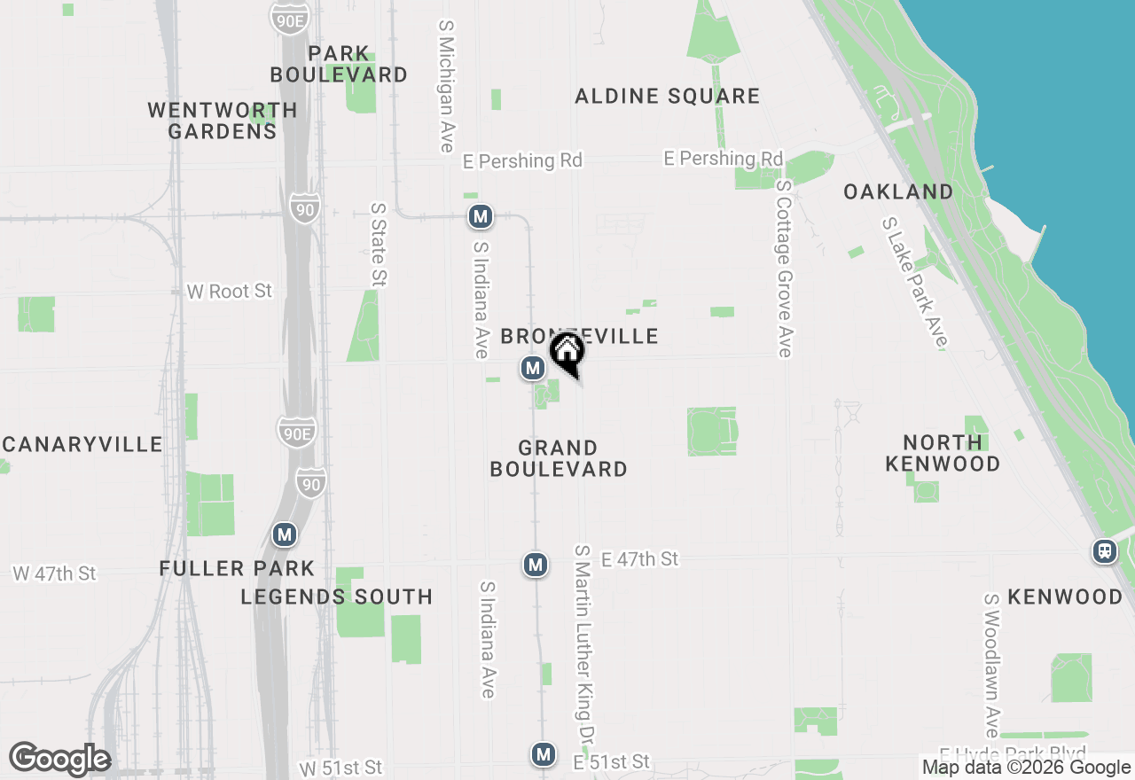 Map of 4338 S King Drive #2, Chicago, IL 60653
