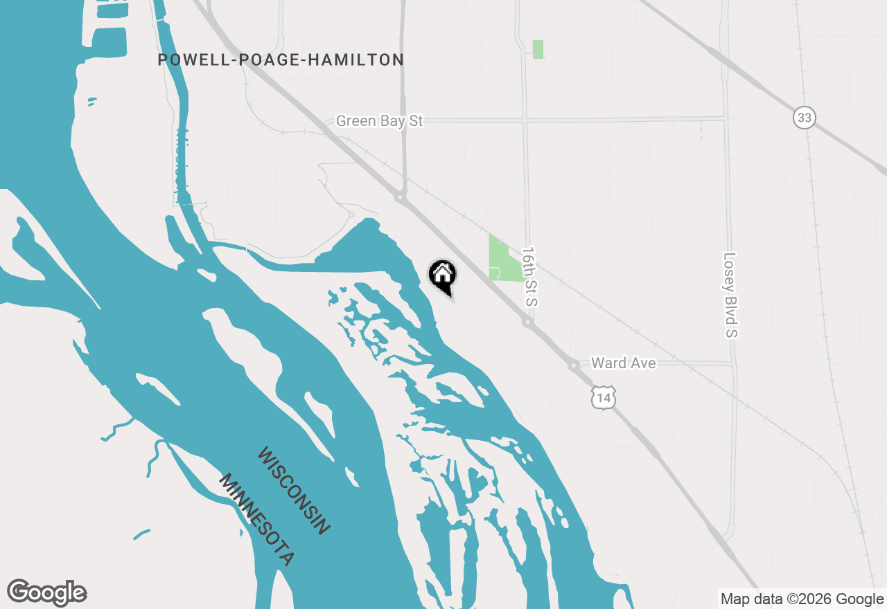 Map of 2530 13th Pl S, La Crosse, WI 54601