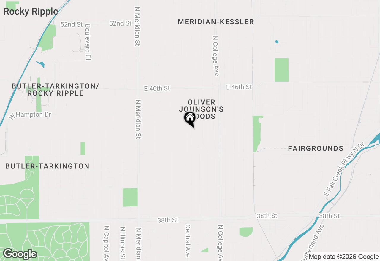 Map of 4335 Central Avenue, Indianapolis, IN 46205