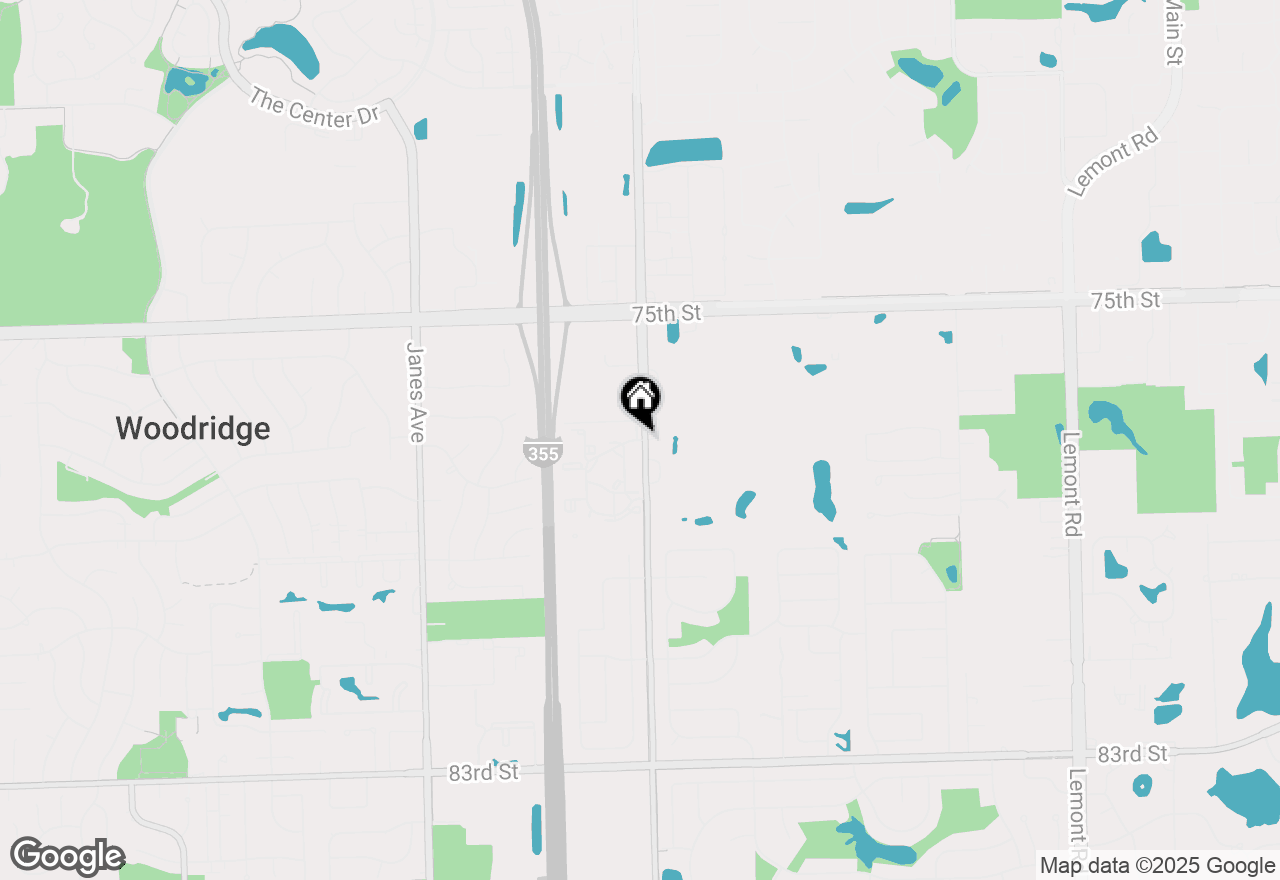 Map of 2013 Country Club Drive #14, Woodridge, IL 60517