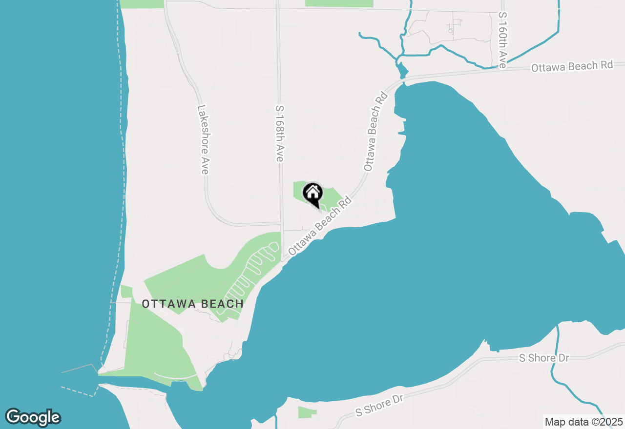 Map of 2033 Ottawa Beach Road, Holland, MI 49424