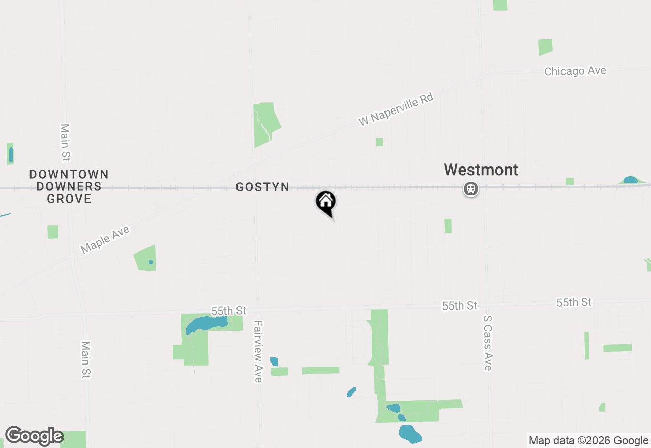 Map of 5201 Cumnor Road, Downers Grove, IL 60515