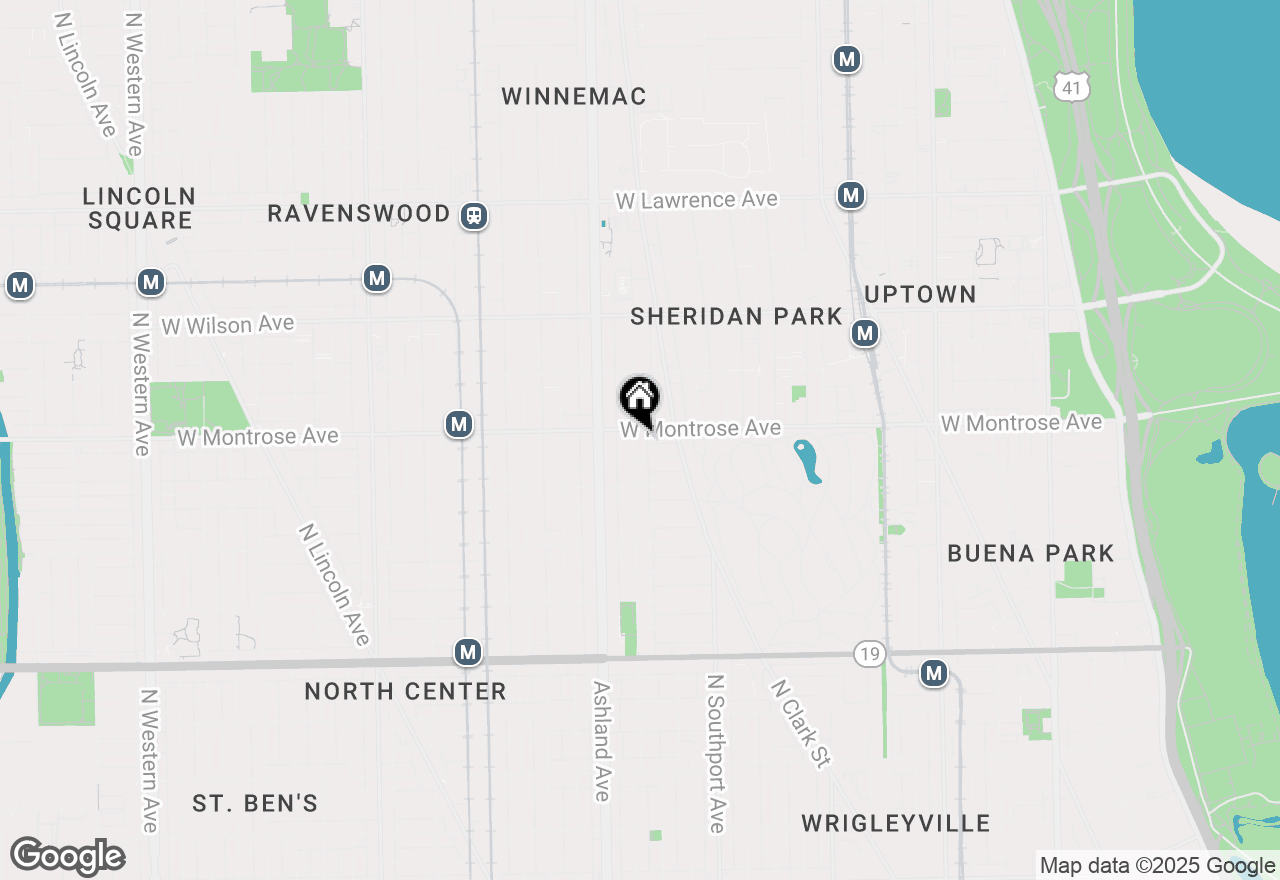 Map of 4347 N Greenview Avenue, Chicago, IL 60613