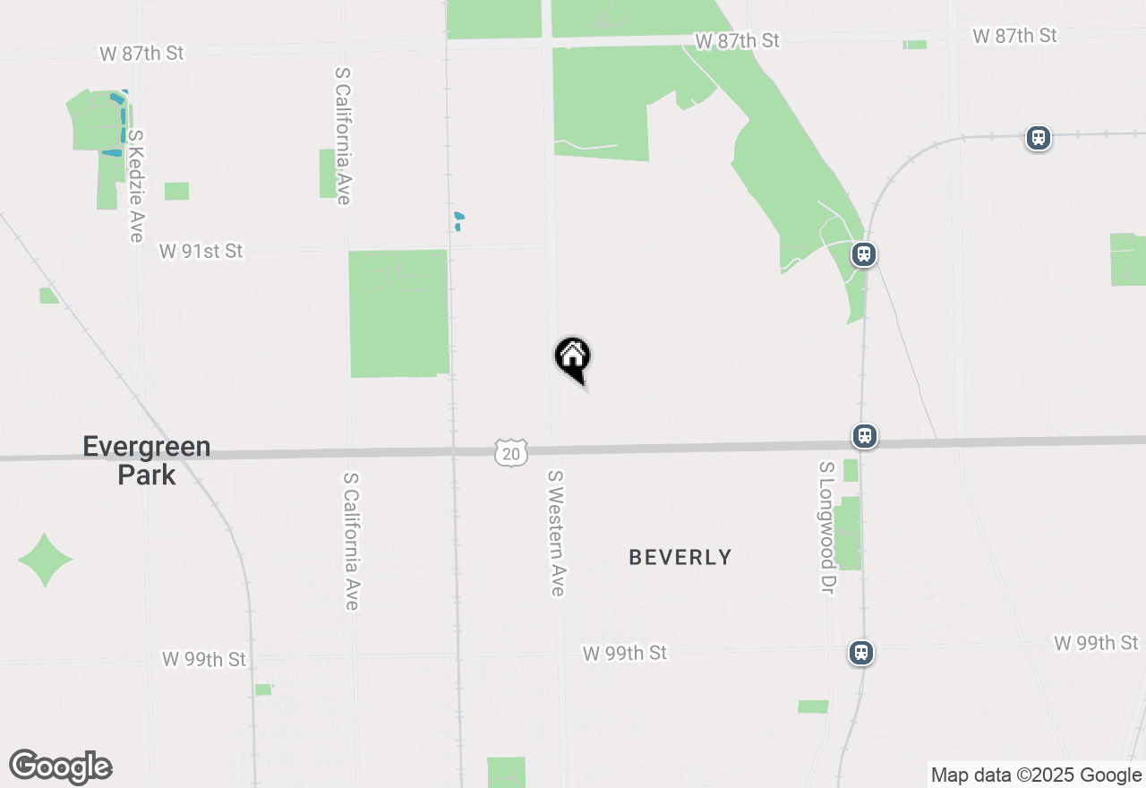 Map of 9358 S Claremont Avenue, Chicago, IL 60643