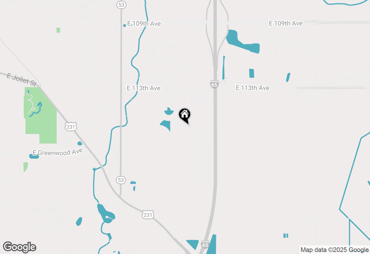 Map of 11539 Georgia Place, Crown Point, IN 46307