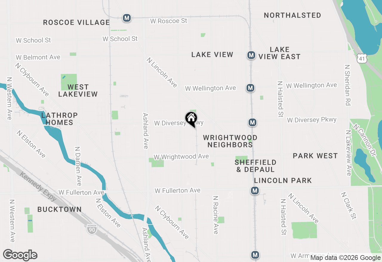 Map of 2729 N Wayne Avenue #C, Chicago, IL 60614