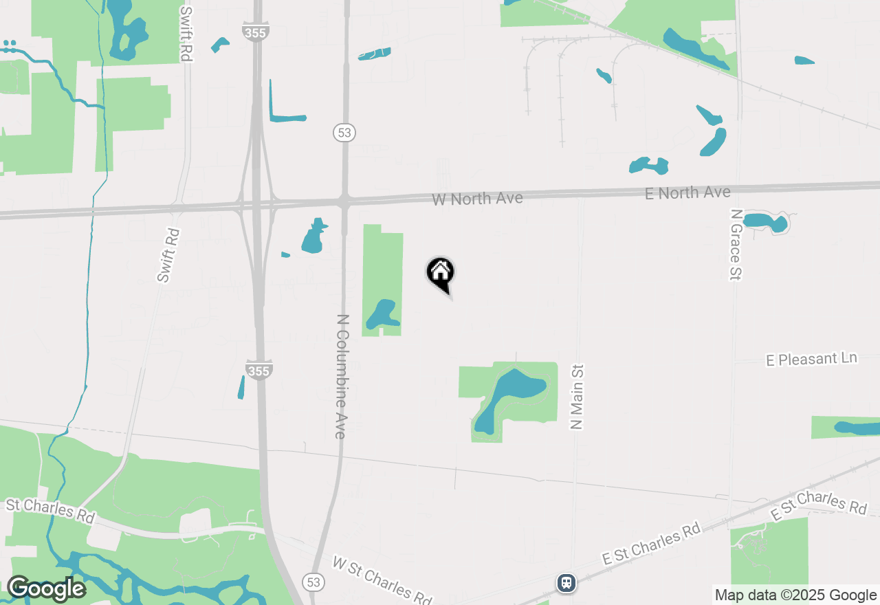 Map of 333 W Potomac Avenue, Lombard, IL 60148