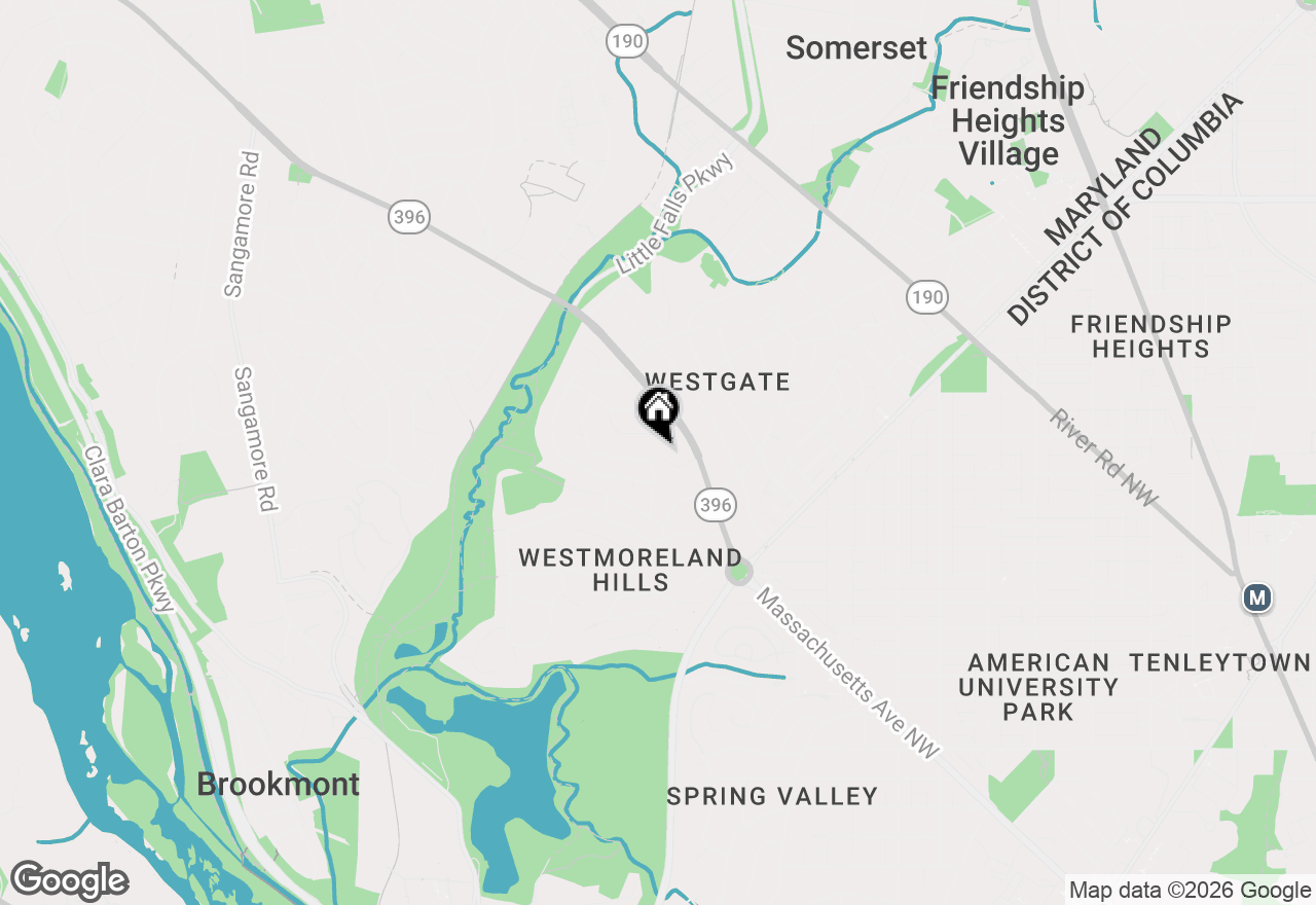 Map of 5115 Cape Cod Court, Bethesda, MD 20816