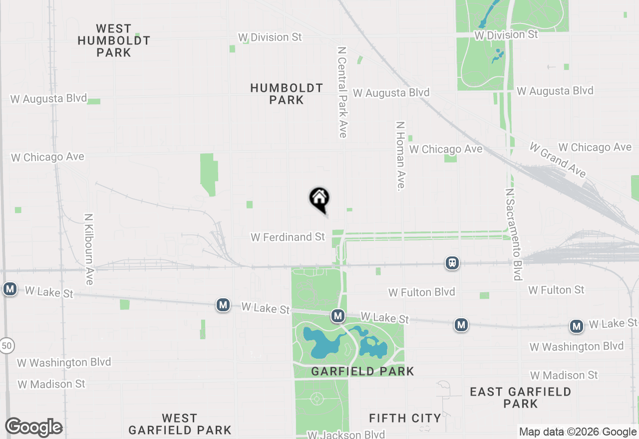 Map of 535 N Lawndale Avenue, Chicago, IL 60624