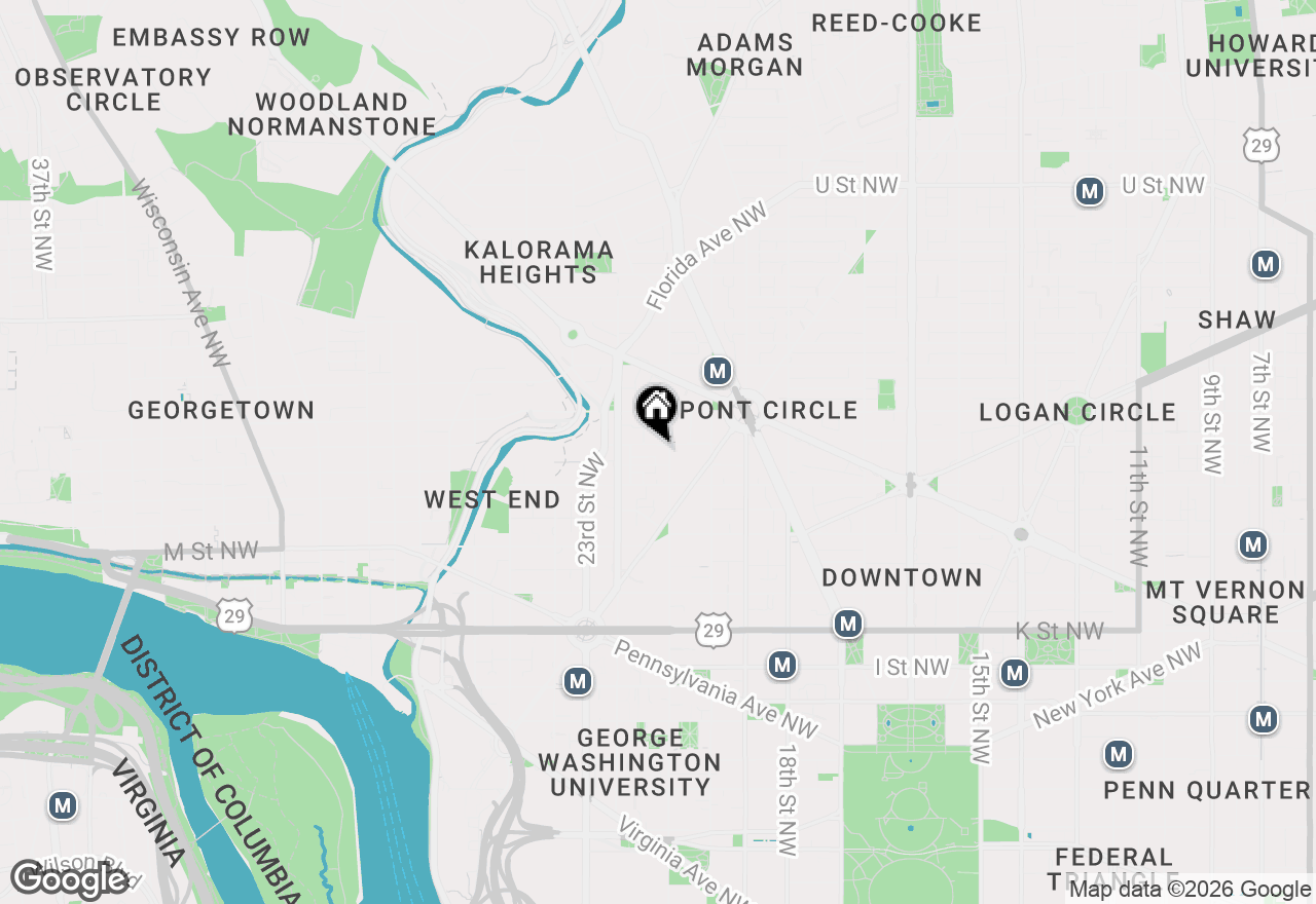 Map of 2110 O Street Nw #3, Washington, DC 20037