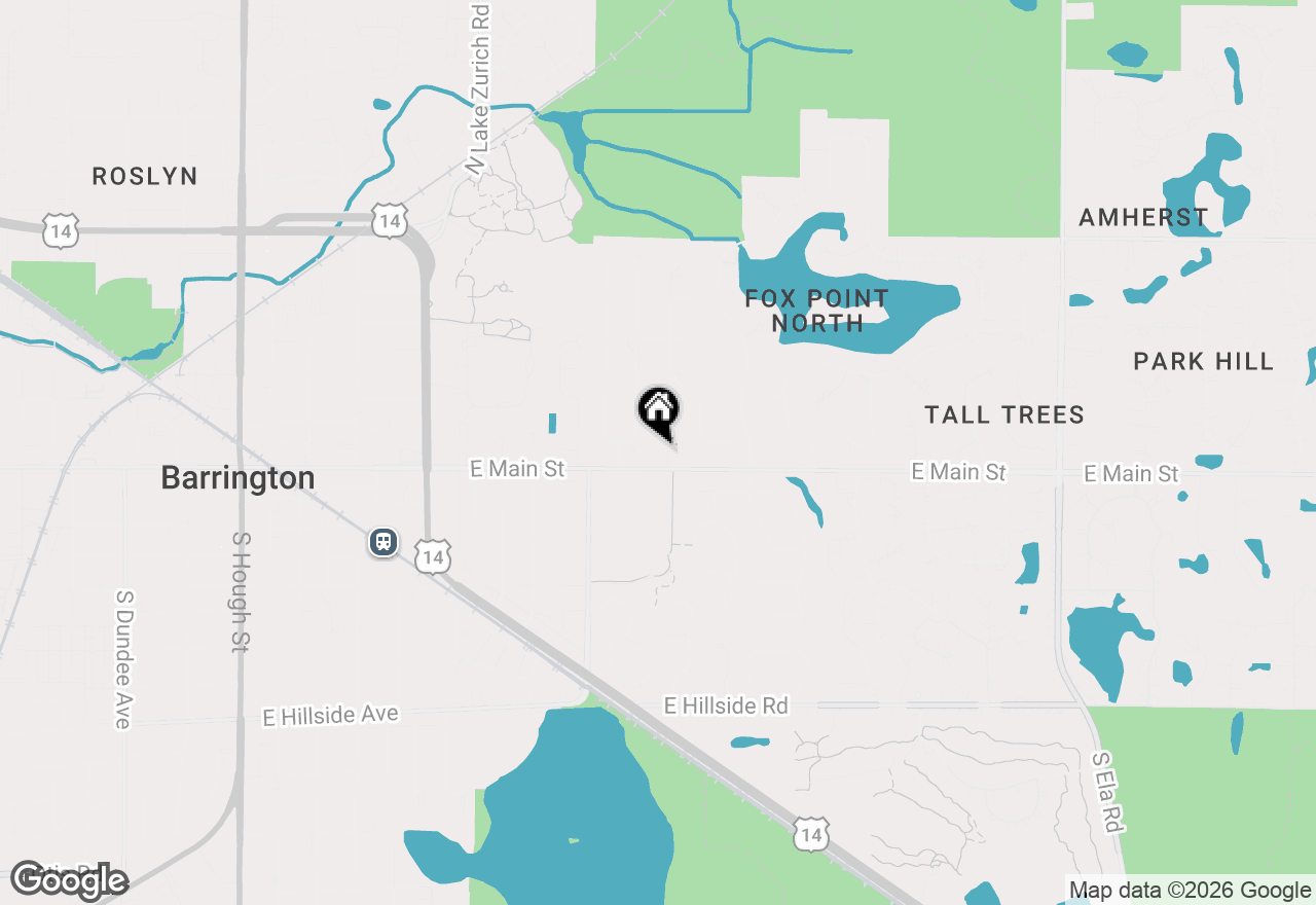 Map of 120 Hilltop Avenue, Barrington, IL 60010