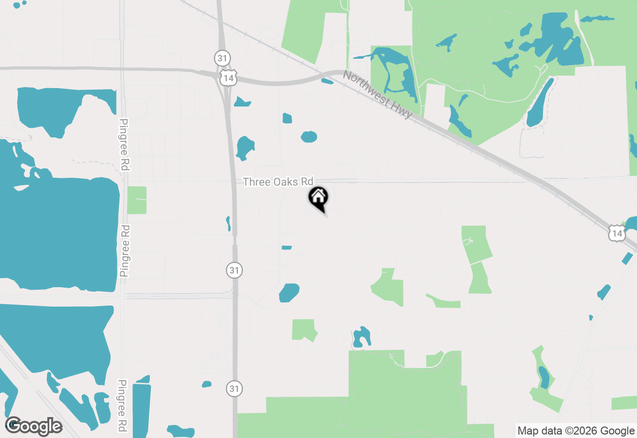 Map of 4305 Fairfax Drive, Crystal Lake, IL 60014