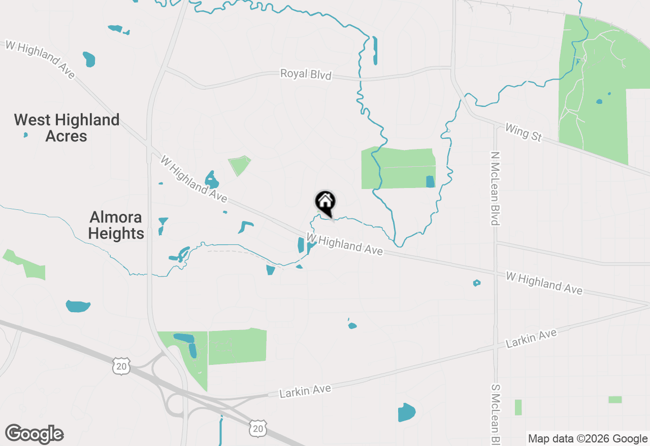 Map of 1985 Sandy Creek Drive #1985, Elgin, IL 60123