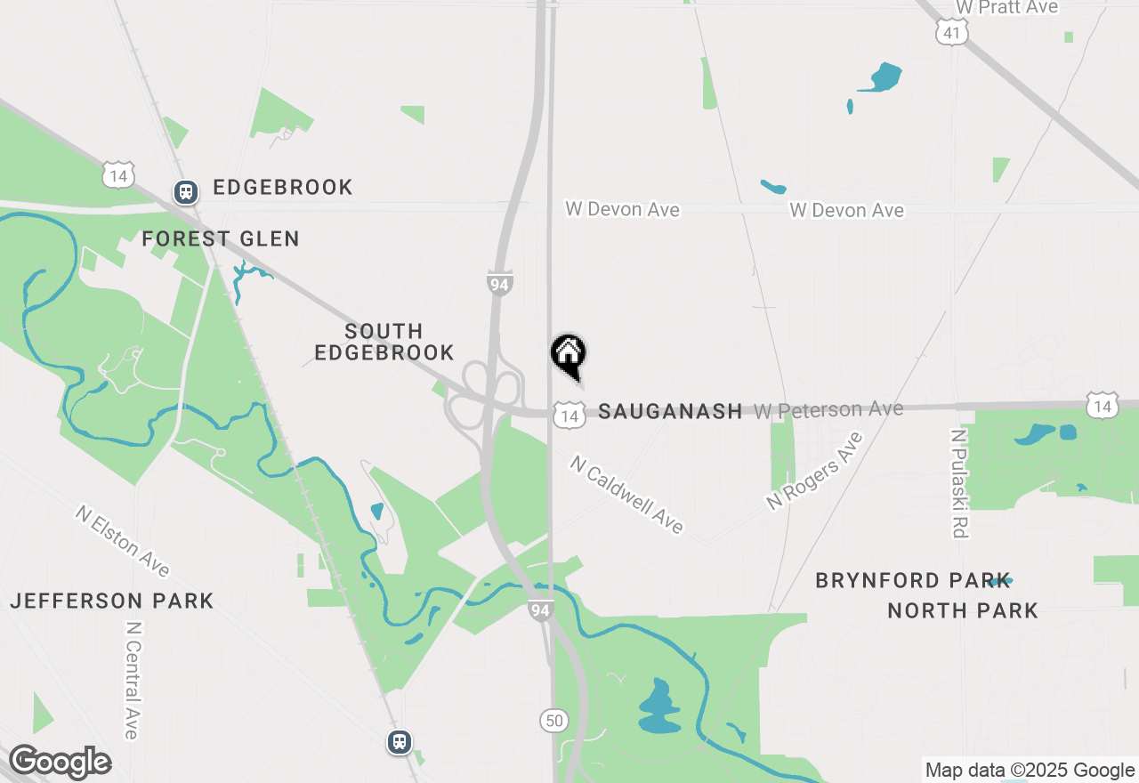 Map of 6024 N Keating Avenue, Chicago, IL 60646