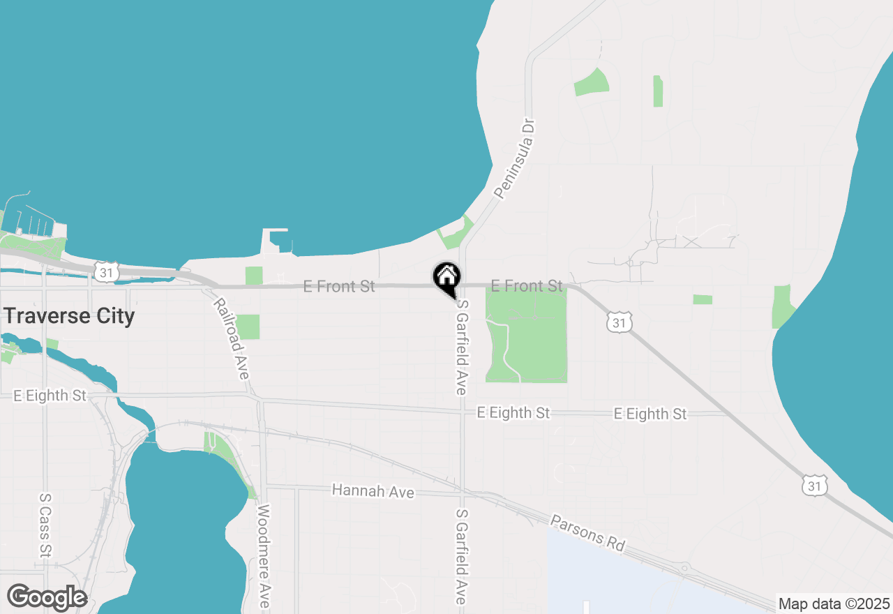 Map of 1037 E State Street, Traverse City, MI 49686