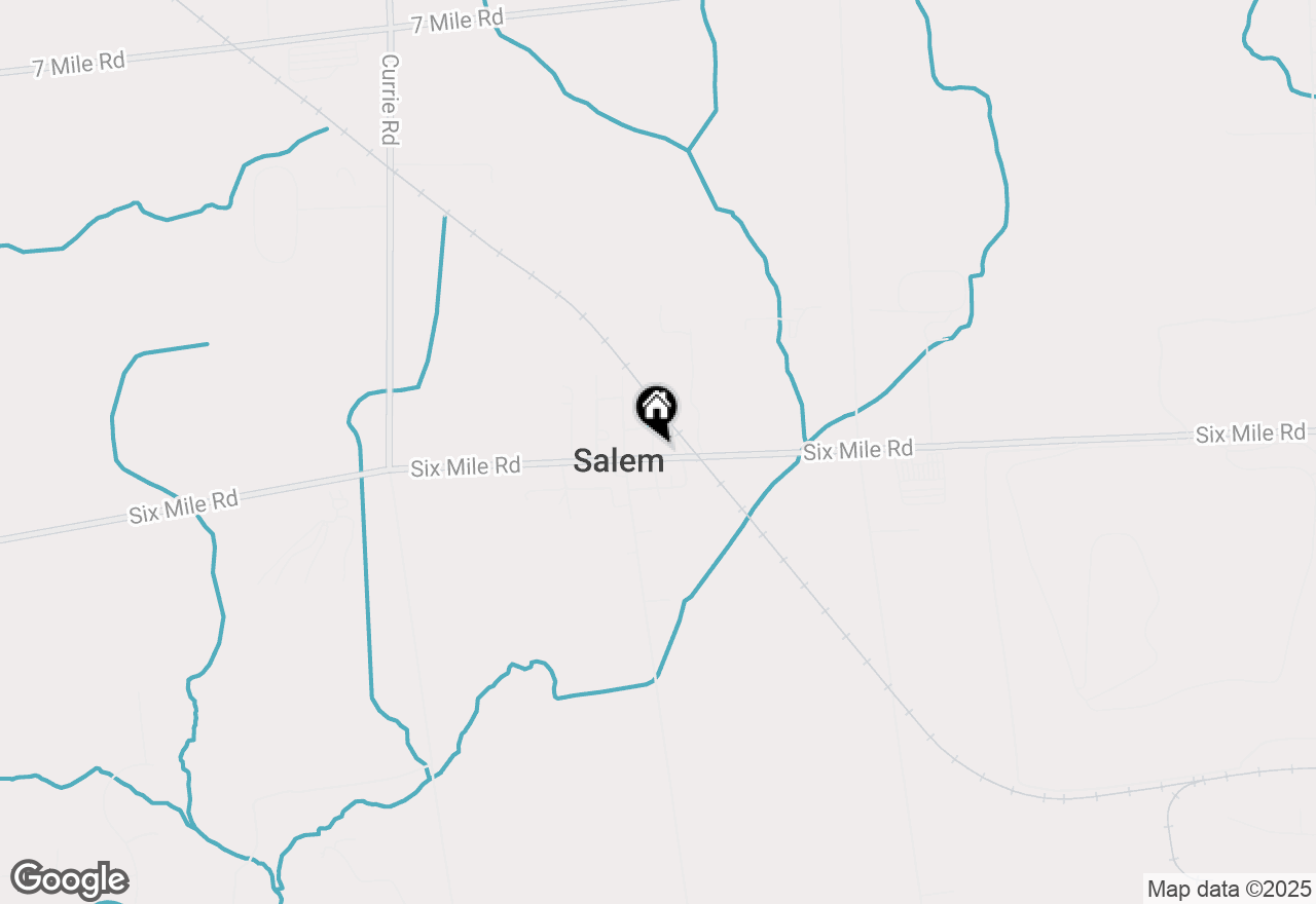 Map of 9607 6 Mile Road, Northville, MI 48168