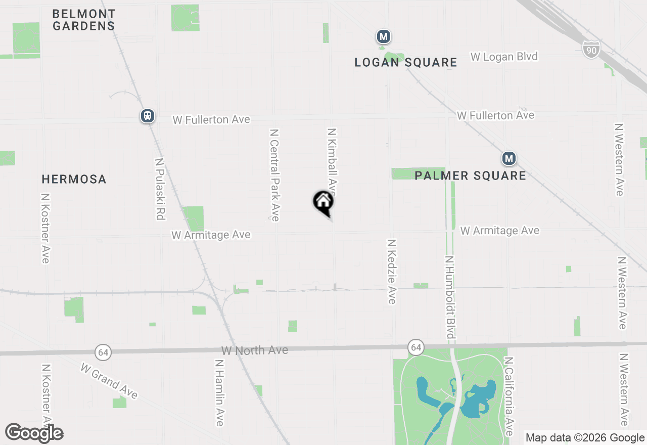 Map of 3421 W Mclean Avenue, Chicago, IL 60647