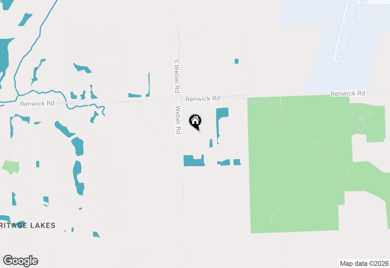 Map of 16107 Huron Street, Crest Hill, IL 60403