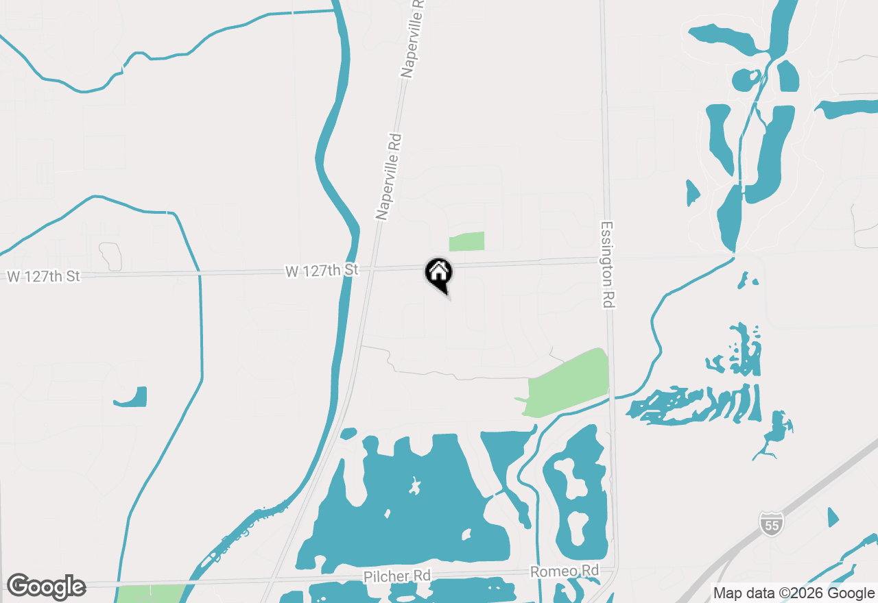 Map of 12758 Barrow Lane, Plainfield, IL 60585