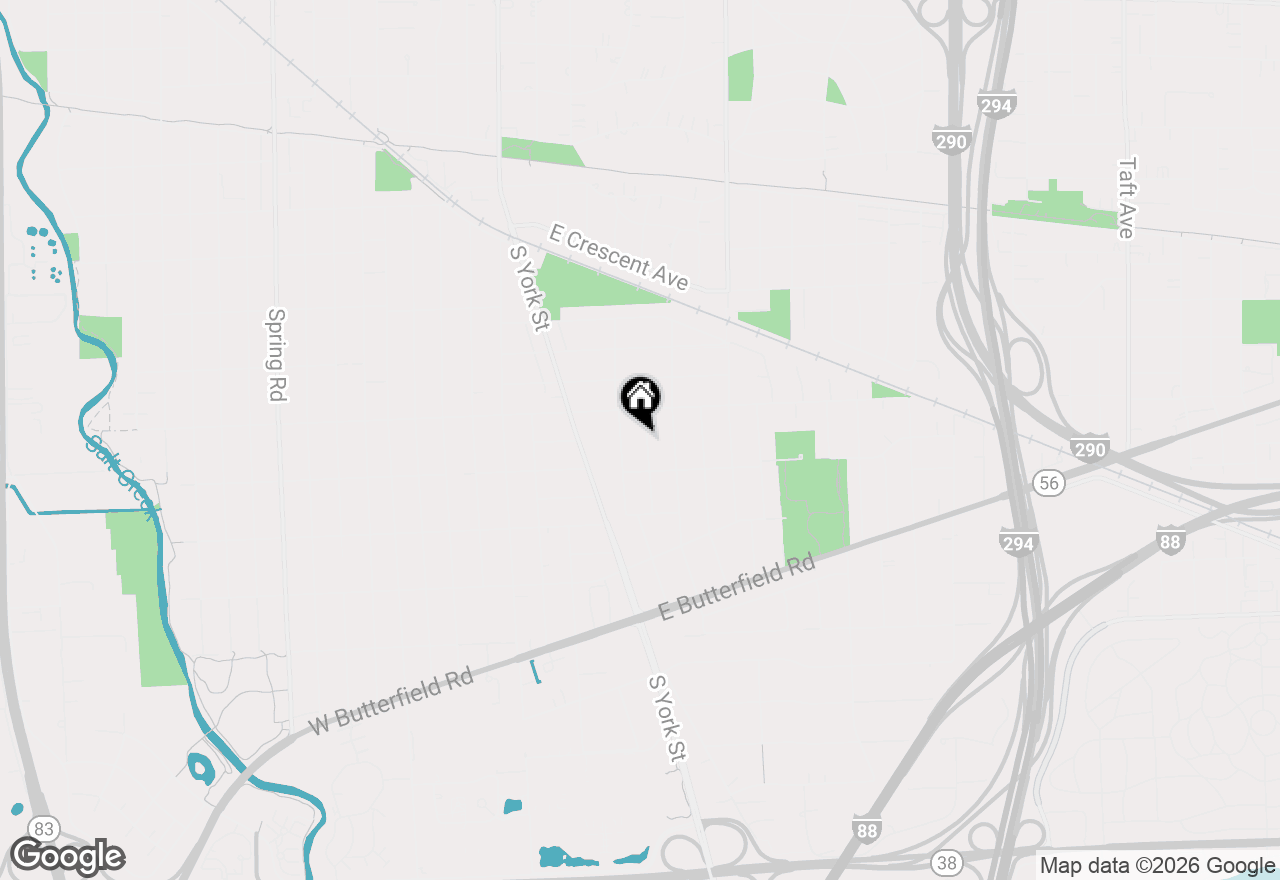 Map of 788 S Cambridge Avenue, Elmhurst, IL 60126