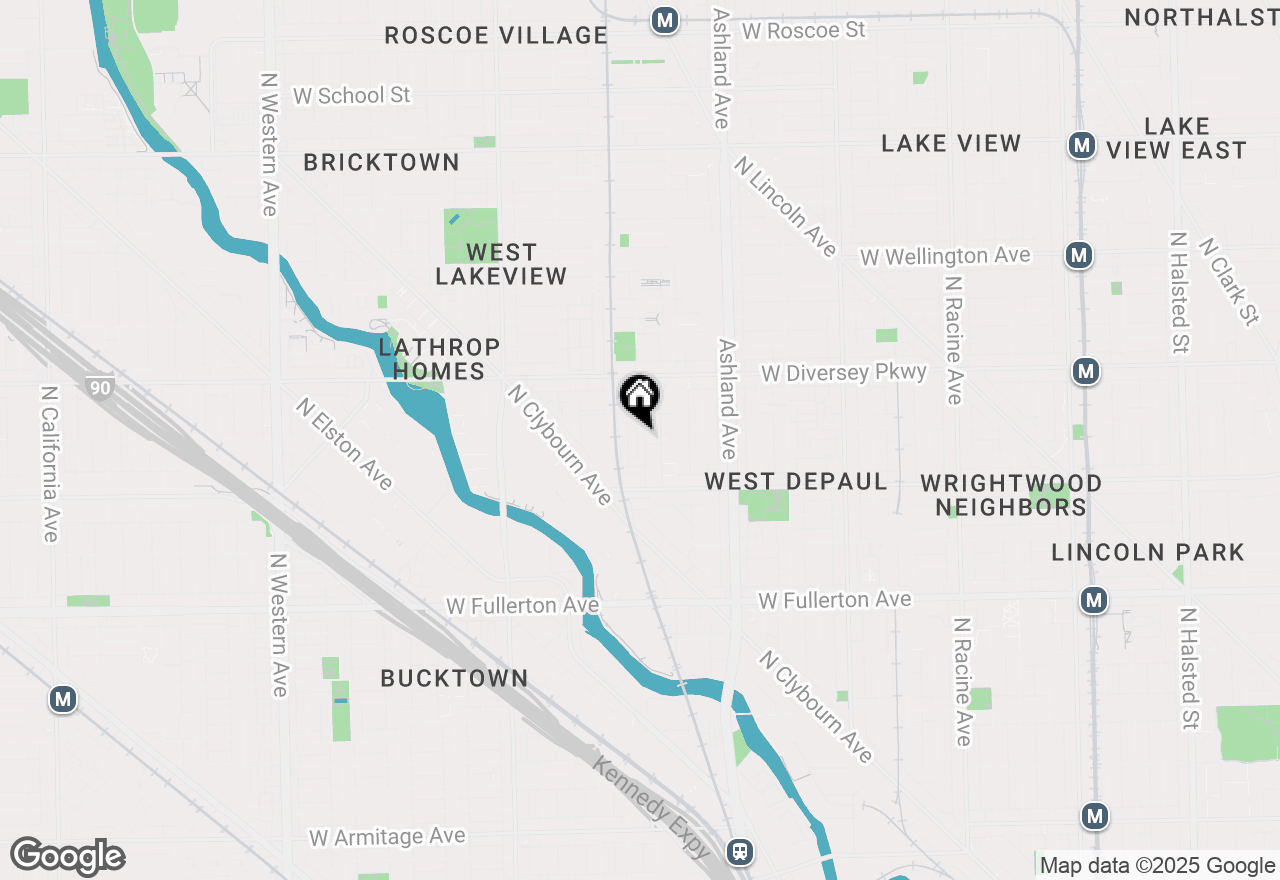 Map of 2654 N Hermitage Avenue #C37, Chicago, IL 60614